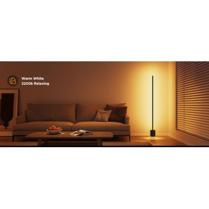 Govee - LED Stmievateľná stojacia lampa Smart MATTER LED RGBICWW 2200-6500K Wi-Fi + diaľkové ovládanie