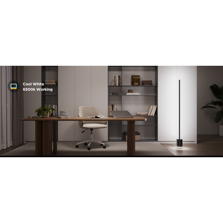 Govee - LED Stmievateľná stojacia lampa Smart MATTER LED RGBICWW 2200-6500K Wi-Fi + diaľkové ovládanie