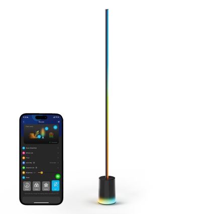 Govee - LED Stmievateľná stojacia lampa Smart MATTER LED RGBICWW 2200-6500K Wi-Fi + diaľkové ovládanie