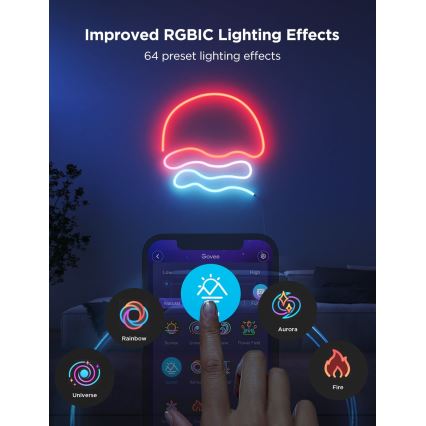 Govee - Neon 2 MATTER ohybný LED pás 3m RGBIC Wi-Fi