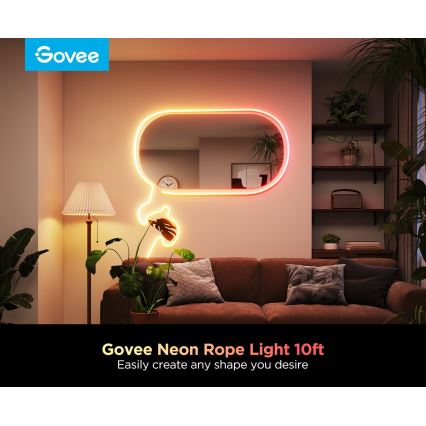 Govee - Neon 2 MATTER ohybný LED pás 3m RGBIC Wi-Fi