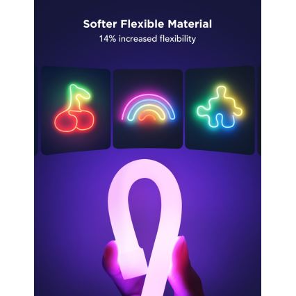 Govee - Neon 2 MATTER ohybný LED pásik 3m RGBIC Wi-Fi IP67
