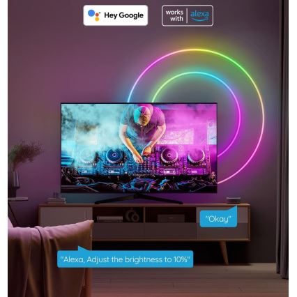 Govee - Neon SMART ohybný LED pásik RGBIC 2m Wi-Fi IP67