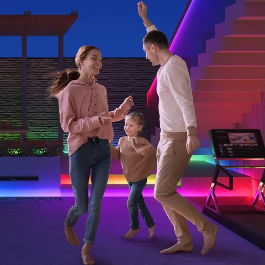Govee - Phantasy Outdoor Pro SMART LED pásiky 10m - vonkajšie RGBIC Wi-Fi IP65