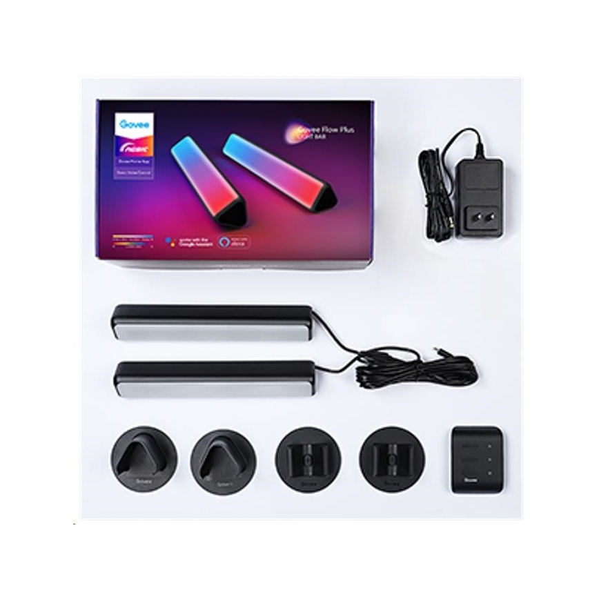 Govee - SADA 2x Flow Plus SMART LED TV & Gaming - RGBICWW Wi-Fi