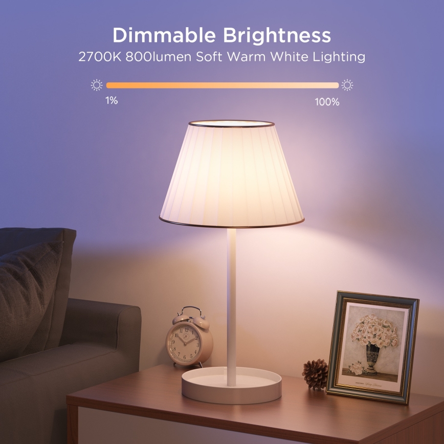 Govee - SADA 2x LED Stmievateľná žiarovka Smart MATTER A60 E27/9W/230V 2700-6500K Wi-Fi