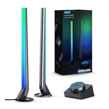Govee - SADA 2x Smart Gaming Wi-Fi LED RGBIC Panely + Smart Dual čierna + diaľkové ovládanie