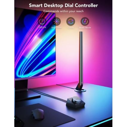 Govee - SADA 2x Smart Gaming Wi-Fi LED RGBIC Panely + Smart Dual + diaľkové ovládanie