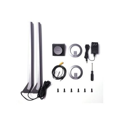 Govee - Sada 2x Smart Gaming Wi-Fi LED RGBIC panely + Smart Dual biela + diaľkové ovládanie