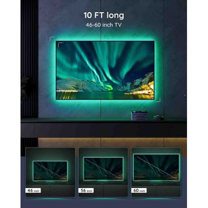 Govee - SMART LED RGB podsvietenie pre TV 46-60
