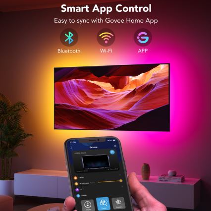 Govee - TV 40-50 SMART LED podsvietenie RGBIC Wi-Fi