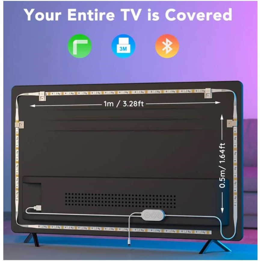 Govee - TV 46-60" SMART LED podsvietenie RGB + diaľkové ovládanie