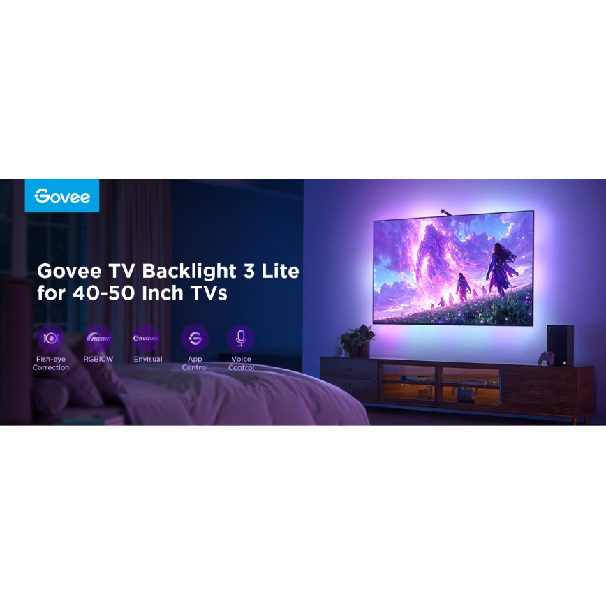 Govee - TV Backlight 3 Lite TV 40-50" SMART LED podsvietenie RGBICW Wi-Fi IP67 +DO