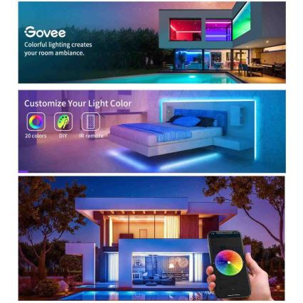 Govee - Wi-Fi RGB Smart LED pásik 5m