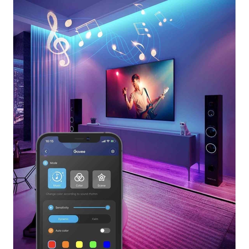 Govee - Wi-Fi RGB Smart LED pásik 5m