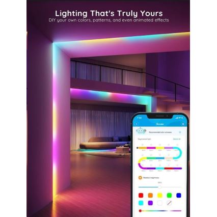 Govee - Wi-Fi RGBIC PRO Smart LED pásik 10m