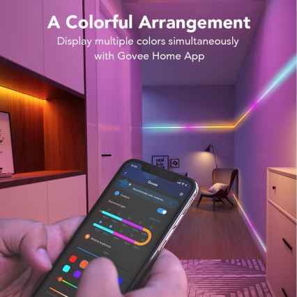 Govee - Wi-Fi RGBIC Smart PRO LED pásik 5m - extra odolný