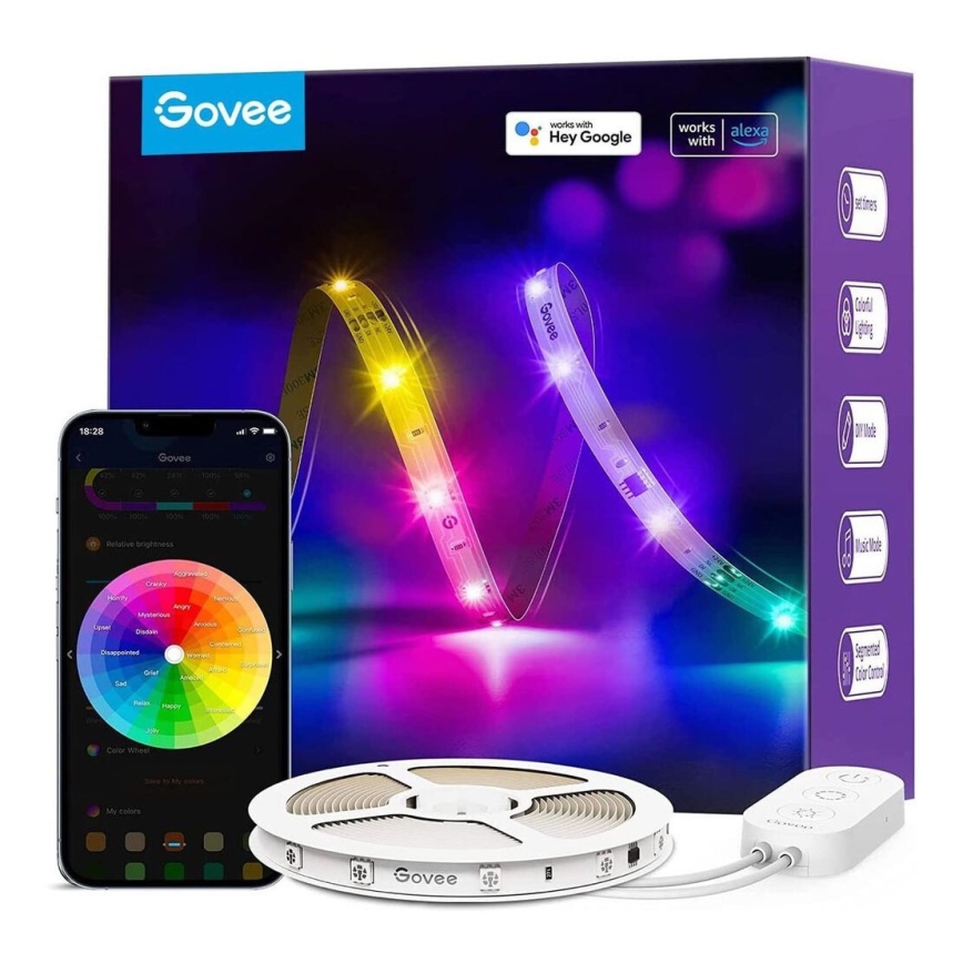 Govee - Wi-Fi RGBIC Smart PRO LED pásik 5m