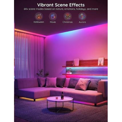 Govee - Wi-Fi RGBIC Smart PRO LED pásik 5m