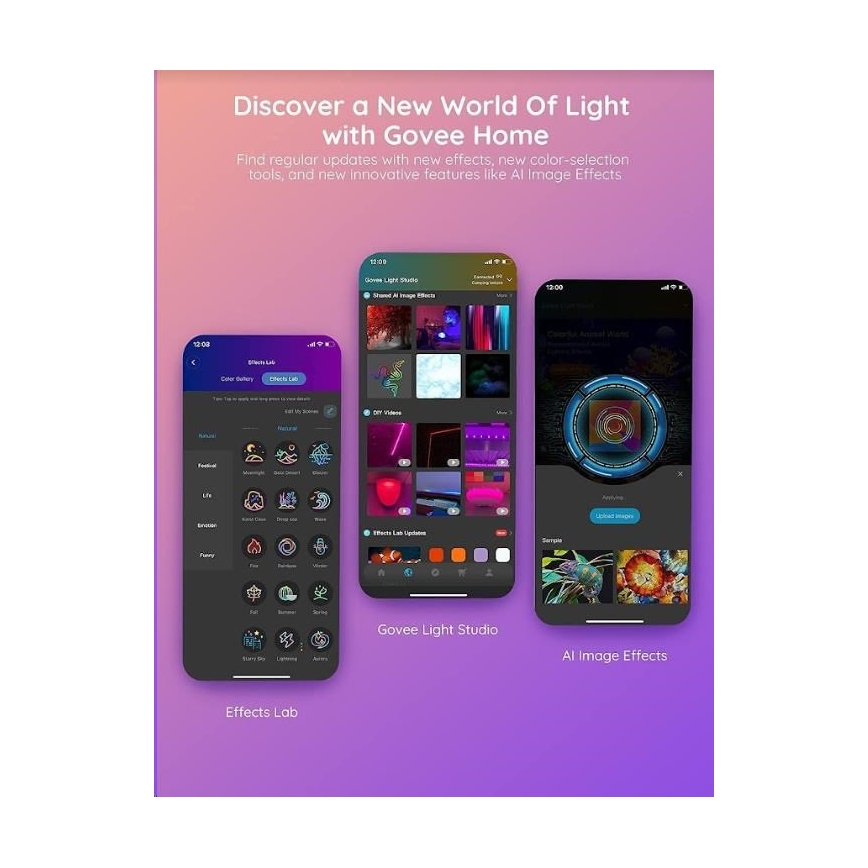 Govee - Wi-Fi RGBIC Smart PRO LED pásik 5m