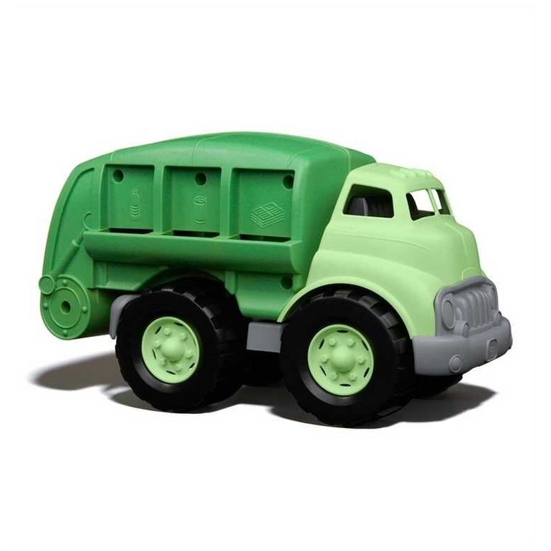 Green Toys - Recyklačný smetiari zelená