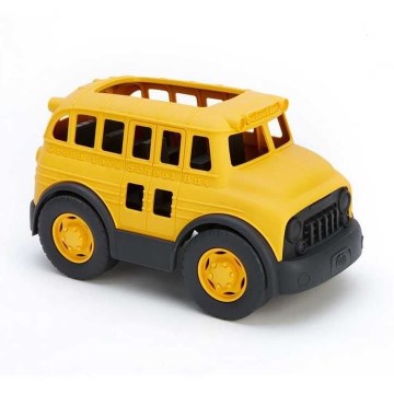 Green Toys - Školský autobus žltá/čierna