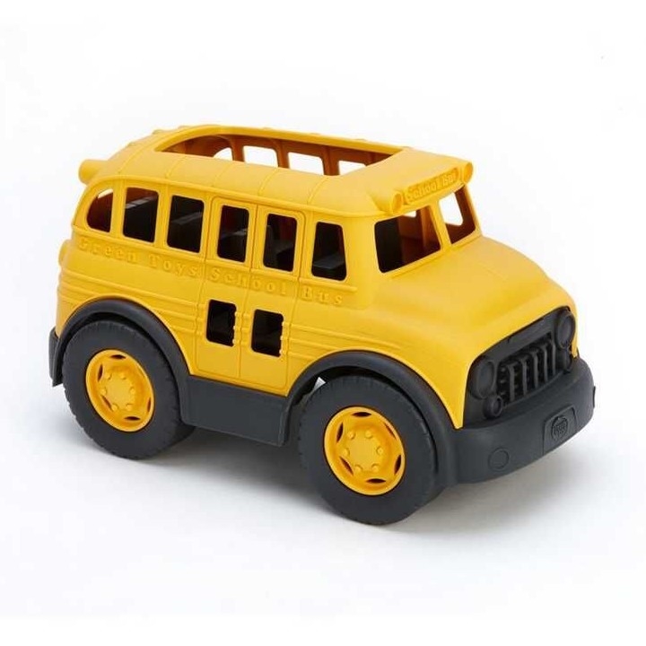 Green Toys - Školský autobus žltá/čierna