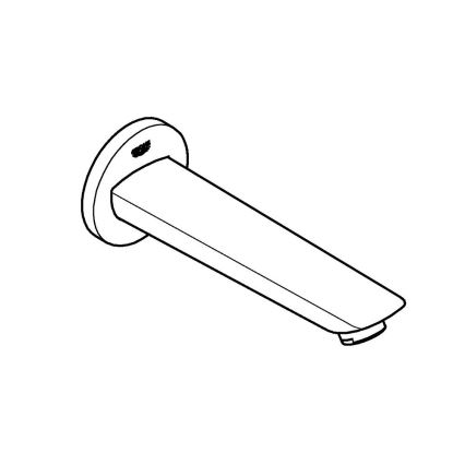 GROHE 13255001 - Vpusť do vane BAUCOSMOPOLITAN 171 mm lesklý chróm