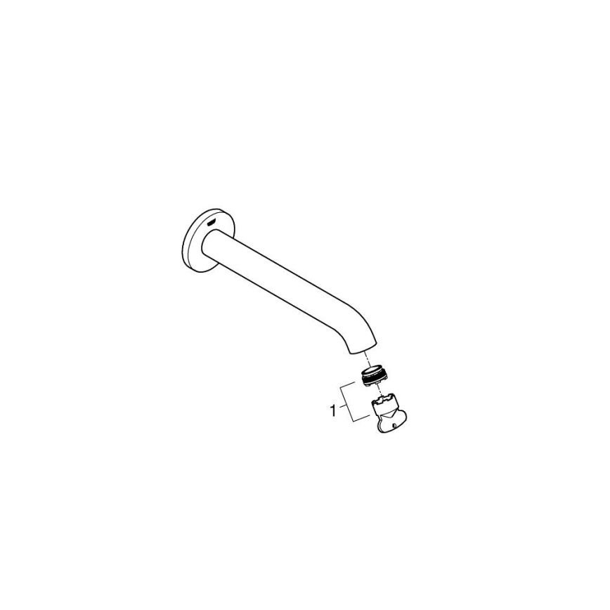 GROHE 13449001 - Vaňová výpusť ESSENCE 221 mm lesklý chróm