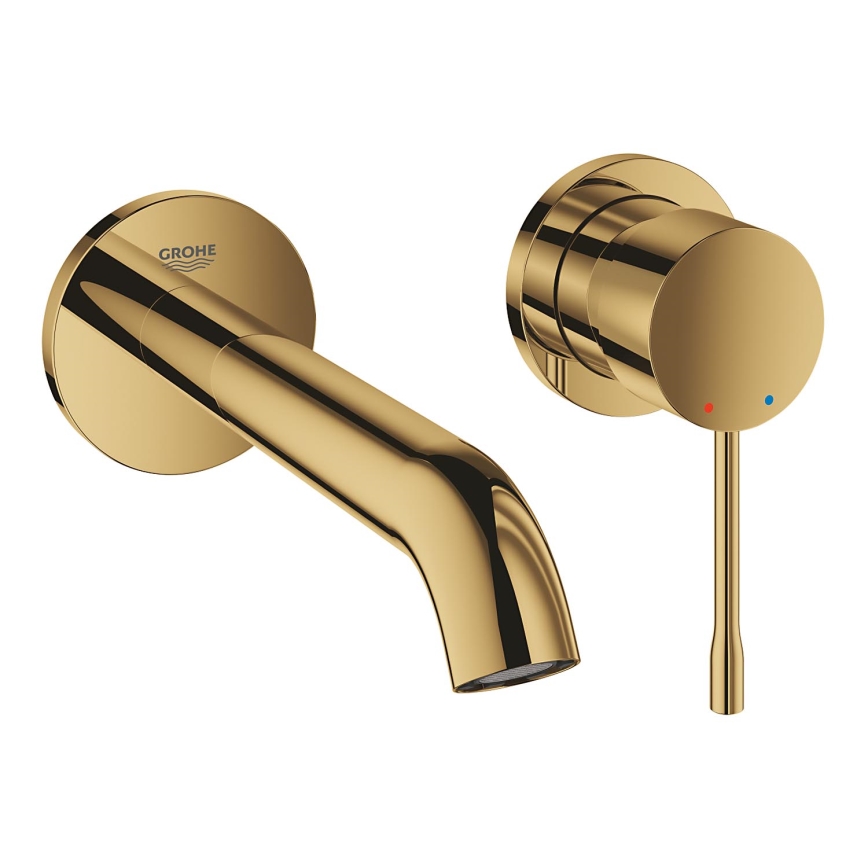 GROHE 19408GL1 - Dvojotvorová umývadlová batéria ESSENCE 183 mm zlatá