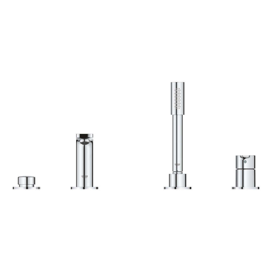GROHE 19577001 - Vaňová štvorotvorová kombinácia LINEARE lesklý chróm