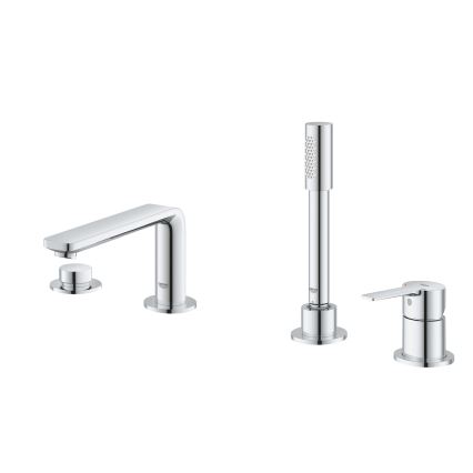 GROHE 19577001 - Vaňová štvorotvorová kombinácia LINEARE lesklý chróm