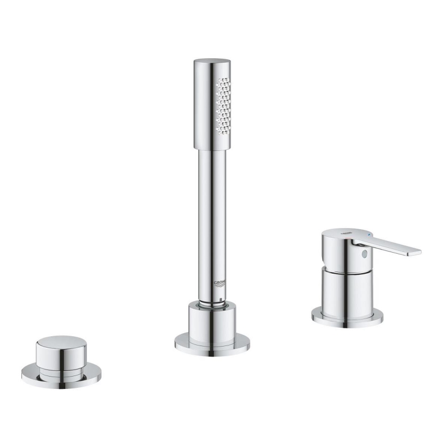 GROHE 19965001 - Vaňová trojotvorová batéria LINEARE lesklý chróm