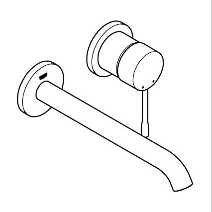 GROHE 19967001 - Umývadlová batéria ESSENCE 110 mm lesklý chróm