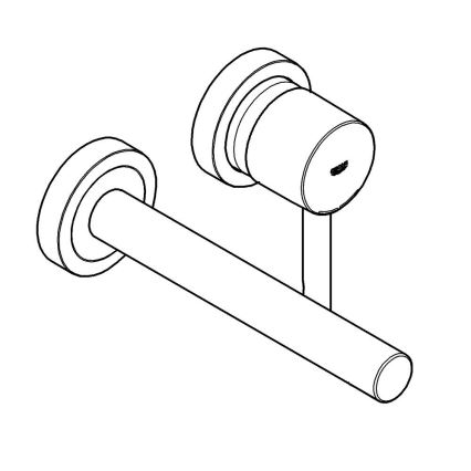 GROHE 19967GN1 - Umývadlová batéria ESSENCE 230 mm zlatá