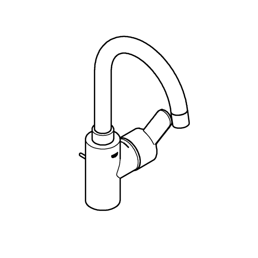 GROHE 23043003 - Umývadlová batéria EUROSTYLE COSMOPOLITAN veľkosť L chróm