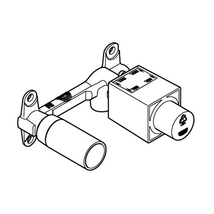 GROHE 23200000 - Pákové podomietkové montážne teleso, mosadz