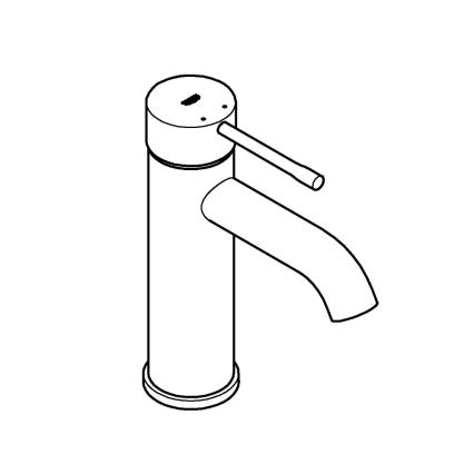 GROHE 23590A01 - Umývadlová batéria ESSENCE DN 15 veľkosť S grafit