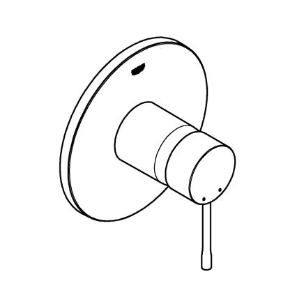 GROHE 24057001 - Sprchová batéria ESSENCE v lesklom chróme