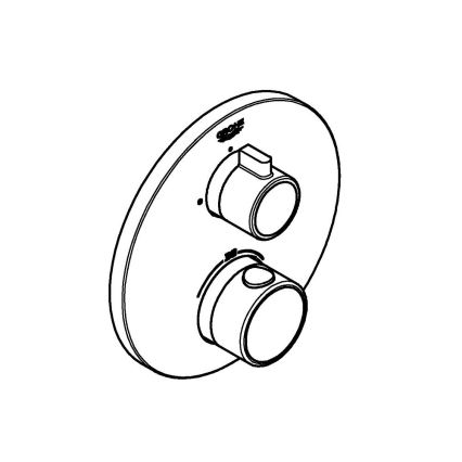 GROHE 24075000 - Termostatická sprchová batéria GROHTHERM lesklý chróm