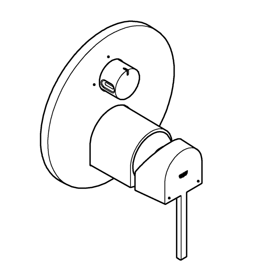 GROHE 24093003 - Batéria PLUS lesklý chróm