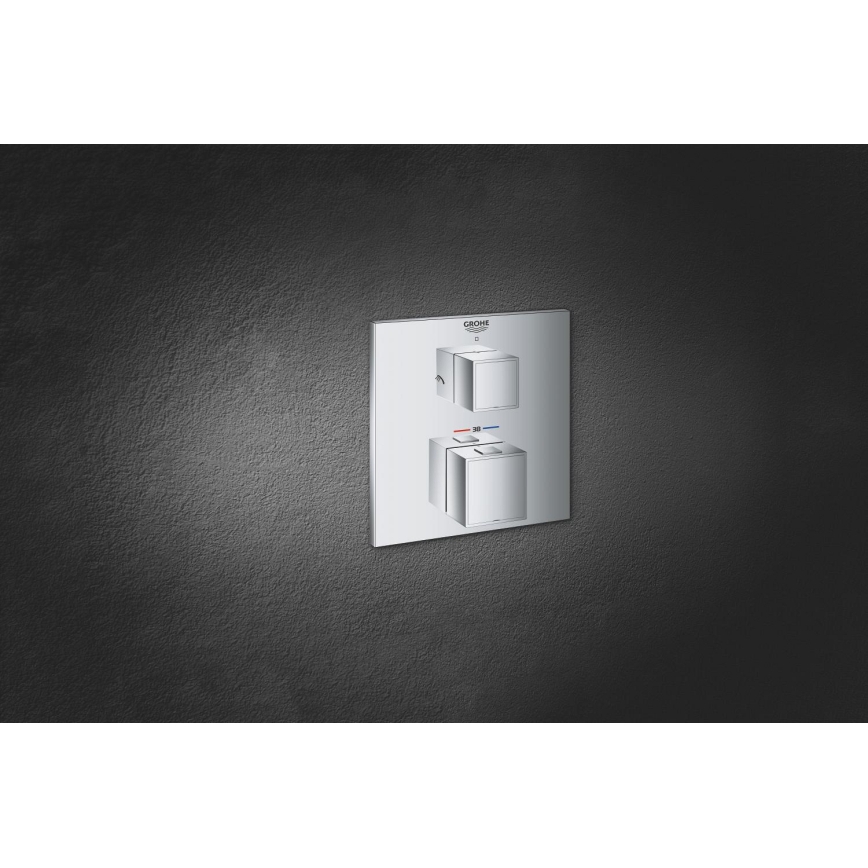 GROHE 24154000 - Termostatická batéria GROHTHERM CUBE lesklý chróm
