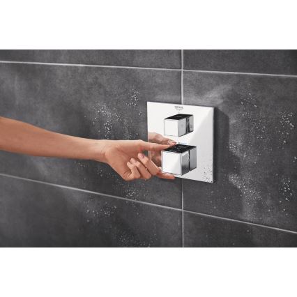 GROHE 24154000 - Termostatická batéria GROHTHERM CUBE lesklý chróm