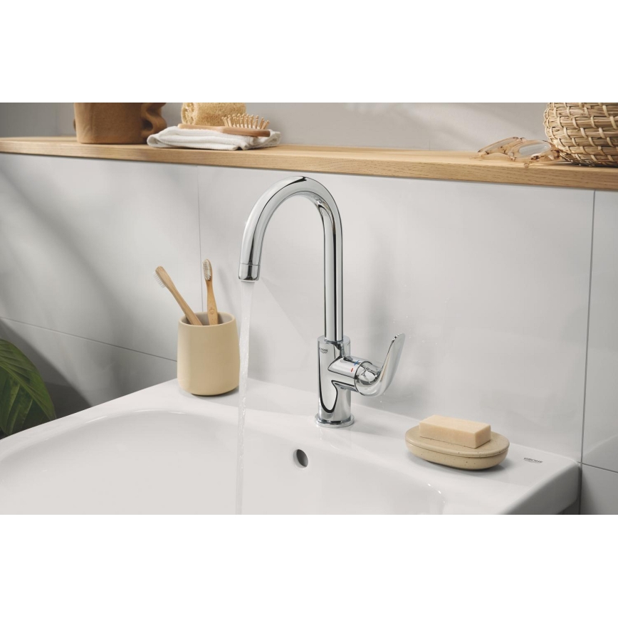 GROHE 24330001 - Umývadlová batéria EUROSMART, veľkosť L, lesklý chróm