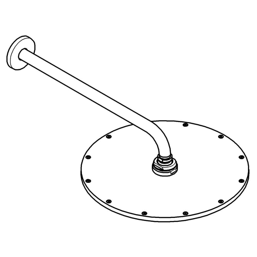 GROHE 26066AL0 - Hlavová sprcha RAINSHOWER COSMOPOLITAN 310 380 mm grafit