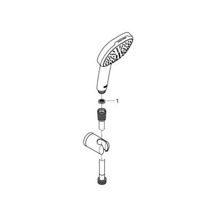 GROHE 26399001 - Pršni set VITALIO COMFORT 110 sijajni krom