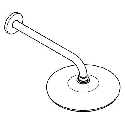 GROHE 26412000 - Sprchová hlavica TEMPESTA 210 286 mm lesklý chróm