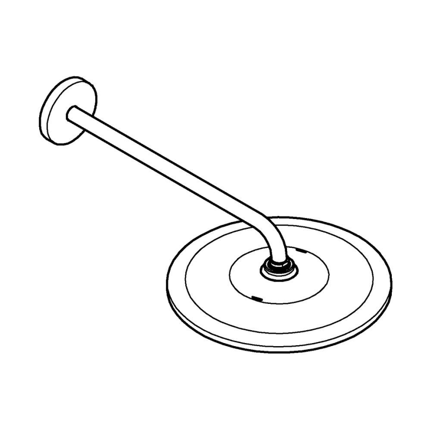 GROHE 26558000 - Sada s hlavovou sprchou RAINSHOWER MONO 310, 422 mm, lesklý chróm
