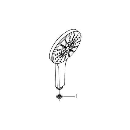 GROHE 26574DL0 - Ručná sprcha RAINSHOWER SMARTACTIVE 130 mm medená