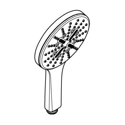 GROHE 26574DL0 - Ručná sprcha RAINSHOWER SMARTACTIVE 130 mm medená